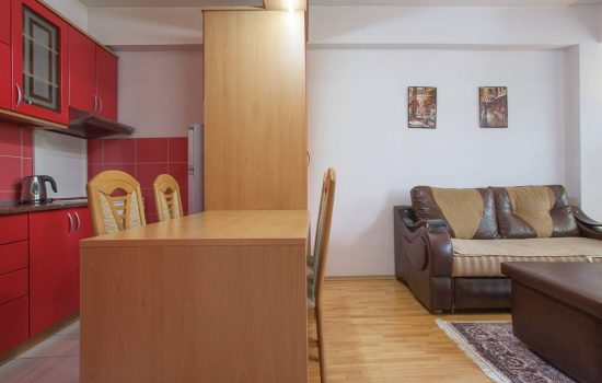 Urban Homey Apartment - Living room, dining area
