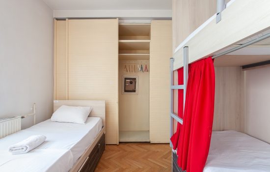 Six bed dormitory